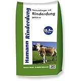 Hamann Naturdünger mit Rinderdung 12,5 kg - organisch-biologischer Gartendünger zur nachhaltigen Düngung