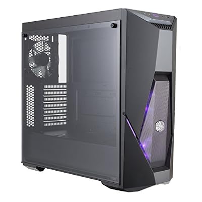 Cooler Master - MasterBox K500 - Boitier PC Gaming (Moyenne Tour ATX, 1xPanneau En Verre Trempé, 2xVentilateurs 120mm RGB) - Noir