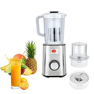 BMS LIFESTYLE Multi-Function Juicer Home automatic fruit and vegetable fried fruit juice machine (Super power, color steel body, 3 knives and 3 JAR)