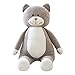 Produktbild ACZZ Katze Plüschtier Katzenspielzeug Kinderzimmer Kätzchen Puppe Kinderzimmer Nacht Katze Kissen Geben Sie Ihrem Kind das beste Geschenk,Grau,60cm