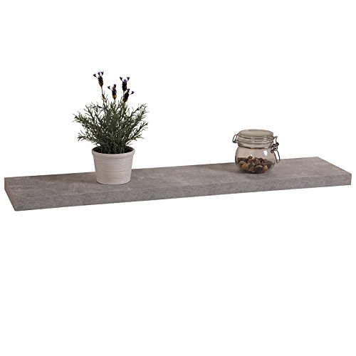 Preisvergleich Produktbild ROLLER Wandregal Board II - Betonoptik - 68 cm