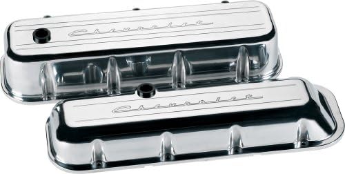 BILLET SPECIALTIES 96123 BBC Valve Covers Chevy Logo Tall