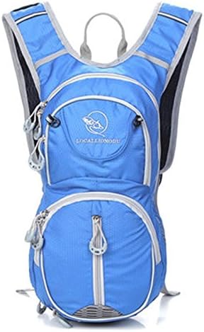 SINCERE@ Outdoor backpack riding helmet bag backpack shoulder bag female sports small backpack men casual bags mountaineering bags (Light Blue)