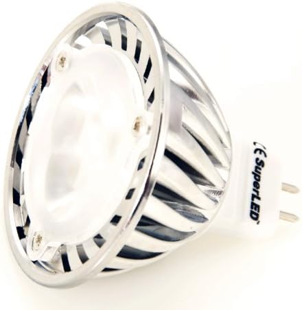 SuperLED™ MR16 12v LED SPOT LIGHT BULB 4W IN WARM WHITE
