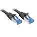 Produktbild LINDY Einziehbares Roll/anzupassen 1 m CAT6 S/FTP (STP) schwarz Netzwerk-Kabel – Netzwerk-Kabel (1 m, Cat6, S/FTP (STP), RJ-45, RJ-45, schwarz)
