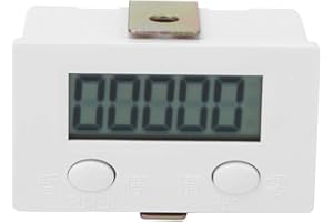 HILILAND Contador digital BERM®, BEM-5C Pantalla LCD de 5 dígitos Contador electrónico 0~99999 Contador electrónico de conteo