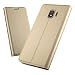 Produktbild fitmore iPhoneXs 5.8 inch Case, Wallet Case, Case Compatible with Premium PU Leather Flip Case Cover with Card Slots & Kickstand Compatible with iPhoneXs 5.8 inch - Golden