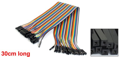 Buchse Auf Buchse Solderless Flexible Brotschneidebrett Jumper-Kabel-Draht 40 Stueck - 2
