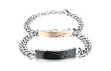 Lafeil Armband Edelstahl Herren Herren Armreifen Edelstahl Armband Schwarz Rose Herren Gold Rechteck Kreuz Zirkonia Armreifen Für Herren Punk Gothic