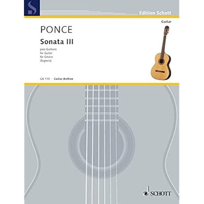 Sonata III: Gitarre. (Edition Schott)