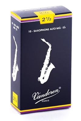 Vandoren SR2125 10 Anches pour Saxophone Alto 2,5
