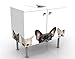 Produktbild Design Waschtisch Katzen mit Hundeblick 60x55x35cm