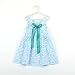 Internet Baby Kids Girls Sleeveless Print Bowknot Tutu Dress for 1-7 Years Old (2-3 years old, Blue)