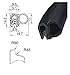 Produktbild EUTRAS Dichtungsprofil KSD2052 Kofferraumdichtung Türdichtung Motorraumdichtung Dichtprofil Dichtungsgummi Keder Kantenschutz Scheibengummi Profilgummi Dichtgummi Fenstergummi Dichtung Gummiprofil
