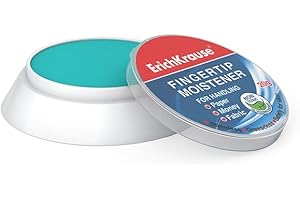 Erich Krause Anfeuchter Gel aus natürlichen Bestandteilen 20g 1 Stück - Blätterhilfe für Geldscheine Dokumente Kataloge - Fingerbefeuchter hautfreundlich