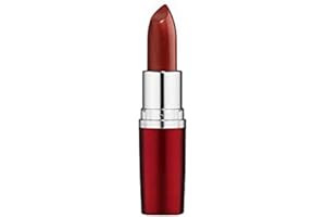 ‎MAYBELLINE Maybelline New York Feuchtigkeitsspendender Lippenstift mit pflegenden Ölen, Cremige Textur mit Collagen und Jojoba-Öl, Moisture Extreme, Nr. 585 Indian Red (Rot), 1 x 5g