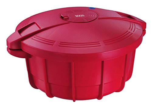 SOGO Olla a Presión, Rojo, 31 cm