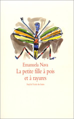 couverture de : La petite fille &agrave; pois et &agrave; rayures