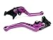 Produktbild DE-058 Motorrad CNC Bremshebel Kupplungshebel Set kurz fur DUCATI M900 M1000 2000-2005-Violett