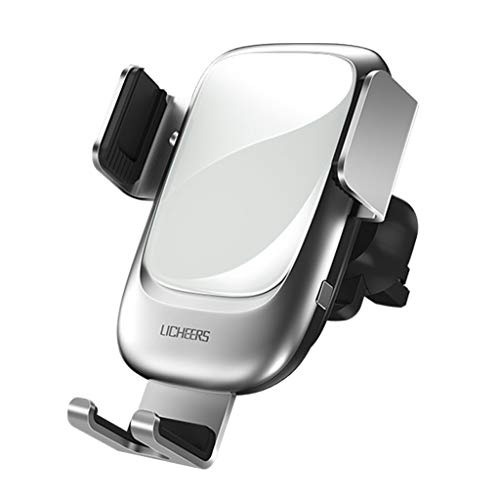 Preisvergleich Produktbild Happysdh Automatisch Wireless Charger Auto Handyhalterung Elektronisch Betrieb 10W Fast Charging Extra Stabil Lüftung Qi Ladestation Auto für iPhone XS / X / 8 Galaxy S10 / S10+ / S9 / S8, Andere Qi Geräte