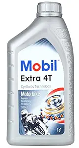 Mobil Extra 4T 10W-40 Semi Synthetic Motorcycle Oil (1 L)
