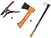 Produktbild Gartenpaul Set: FISKARS Spaltaxt X27 - XXL + FISKARS Universalaxt X5 - XXS + GARTENPAUL Gartenschere Amboss R1