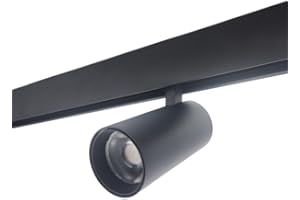 Spot LED sur Rail Magnétique 48V 7W Orientable NOIR - Blanc Chaud 2300K - 3500K - SILAMP