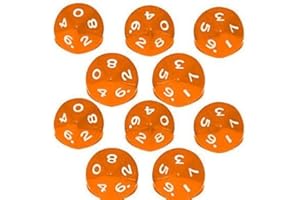 Febbya Dadi Poliedrici,10 Pack Dadi da Gioco Poliedrici Set Doppio-Colore di D10 per DND MTG Rpg Dungeons e Dragons Pathfinder Marmo