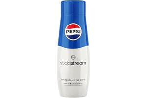 Sodastream Concentré Pepsi – 100% du Goût Original – Avec Bouchon Doseur – 440 ml
