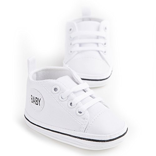 Süße Baby-Leinwand-Turnschuh Anti Skid weicher netter Trainer Schuhe 0-18M - 3