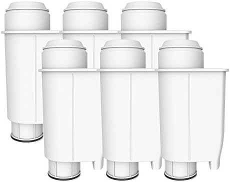 AquaCrest AQK-02 Compatible Coffee Machine Water Filter Replacement for Brita Intenza+ Including Various Models of Philips Saeco, Bosch, (6)