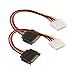 Produktbild Wokee 2PC SATA 15-PIN Male Power geeignet für Molex IDE 4-Pin Buchse Drive Adapter Line