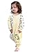 Produktbild Chilsuessy Baby Schlafsack mit Füßen und Langarm Sommer Schlafanzug Baumwolle Unisex Kinder Frühling Strampler aus soft Baumwolle, Gelb, 100/Koerpergroesse 95-105cm