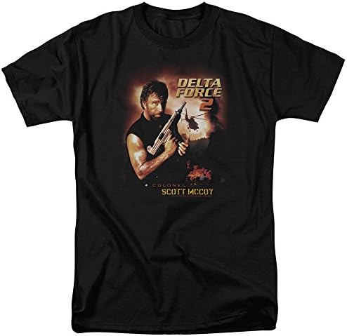 Mgm Delta Force Delta Force 2 Poster Mens Short Sleeve Shirt Black 2X