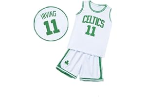 CLZWFZ 11#Kit di Maglia da Basket Bambini Fans Jersey Boys Sportswear Gilet da Basket Senza Maniche Top e Pantaloncini Sport Set Tuta Estiva Regali per Ragazzi Grils