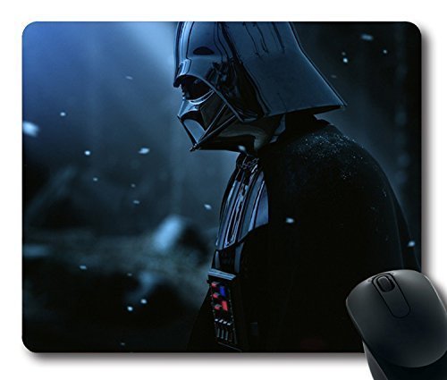 Custom-Gaming-Maus-Pad-mit-Darth-Vader-Armor-Star-Wars-Film-Hat-Snow-rutschfestem-Neopren-Gummi-Standard-Gre-229-cm-220-mm-X-178-cm-180-mm-X-1203-cm-3-mm-Desktop-Mousepad-Laptop-Mousepads-bequem-Compu