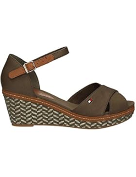 Tommy Hilfiger E1285LBA 31D, Damen sandalen, taupe