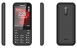 Darago 225 Dual Sim Dual Standby 2.8 Inch Big Screen Wireless FM Keypad Feature Rich Bar Phone Mobile (Black) RS.1399 (44.00% Off) - Amazon
