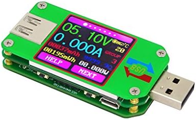 Windy5 USB Tester USB Multimeter Voltage Detector Tester with Colour Display Test Load Impedance, Power Bank, Charger…