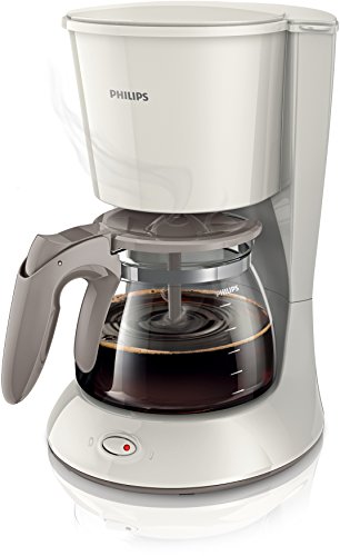 Philips HD7461/03 Cafetière Filtre Daily Blanc/Beige 10-15 Tasses 1000 W Aroma Swirl