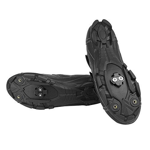 BV Shimano SPD Fahrrad-Schuhplatten Set, Fahrradschuhe Pedalplatten, Compatibel Bike Cleats, schwarz - 5