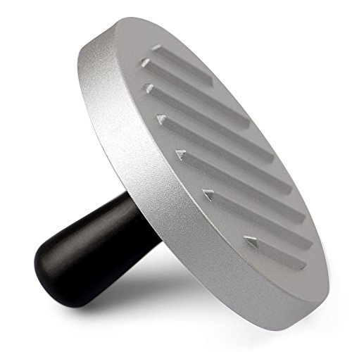 Rustler Hamburgerpresse mit komfortablem Griff in silber| Burgerpresse ist antihaftbeschichtet und aus robustem Aluguss | für perfekte Burgerpatties - 2