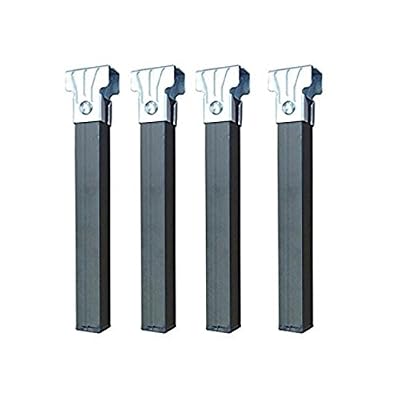 FLORESCORTE 1967C30 Lot de 4 pieds pour sommier 250 x 30 x 30 mm
