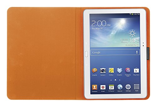 Trust Aeroo Folio Stand – flaches Hülle für 10″ Tablets (z.B. iPad Air, Galaxy Tab 4 10.1, Galaxy Tab S 10.5, TabPRO 10.1 & Note 10.1) grau/orange - 4