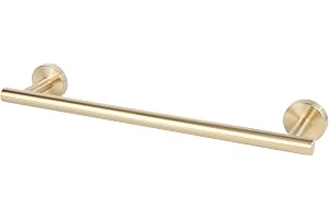 YUET Handduksskena 40 cm borstat guld handdukshållare bar badrumshållare för badrum kök fat dukar hängare 304 rostfritt stål