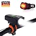 Produktbild LED Fahrradlicht Set, LED Fahrradbeleuchtung Zugelassen USB IPX65 Wiederaufladbare Frontlicht, 360 ° Drehung Fahrradlampe, 3 Licht-Modi, Fahrradlichter für Nachtfahrer, Radfahren