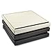 Beyondfashion 37cm x 37cm x 36cm Large Single Faux Leather Ottoman Folding Storage Pouffe Toy Box Foot Stool Seat (Beige)