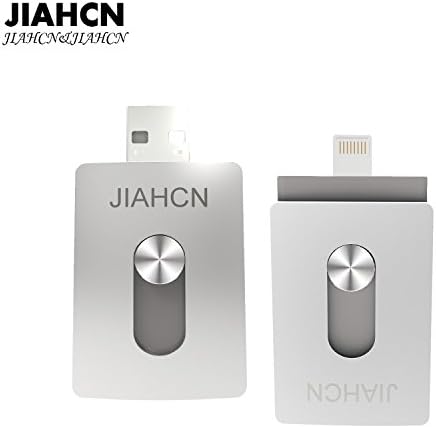 JIAHCN [Apple Memory stick] 3 in 1 USB Flash Drive Memory Stick Storage Device Hard Disk 16GB 32GB 64GB +1 Android Connector Available for Apple iPhone 7/7 Plus/SE/5/5s/5c/6/6 Plus/6s/6s Plus/iPod touch 5/iPod nano 7/iPad Mini 1/2/3/ iPad 4/ Pro/ Air 1/ 2/ Computer Mac Laptop PC (16GB)