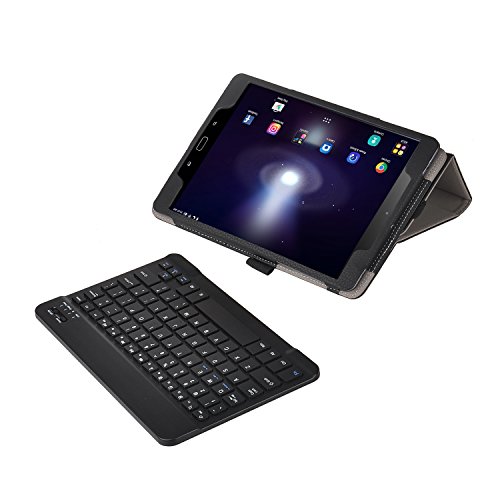 ASUS Zenpad 3S 10 9.7 Zoll Z500M 2016 Modell Hülle, iBetter ASUS Zenpad 3S 10 9.7 Zoll Z500M 2016 Modell Bluetooth (QWERTZ Tastatur) Keyboard Hülle Case -Slim Fit Kunstleder Stand Tasche mit Hochwertige Abnehmbar Drahtlos Bluetooth Tastatur für ASUS Zenpad 3S 10 9.7 Zoll Z500M 2016 Modell-Schwarz - 4
