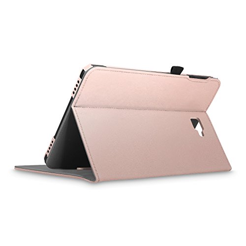 Fintie Samsung Galaxy Tab A 10.1 Hülle – [Eckenschutz] Multi-Winkel Betrachtung Folio Stand Schutzhülle Cover Case Tasche mit Dokumentschlitze, Standfunktion, Auto Wake / Sleep für Samsung Galaxy Tab A 10,1 Zoll T580N / T585N Tablet (2016 Version), Roségold - 8